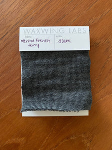 FREE Fabric Swatch - Merino Wool French Terry