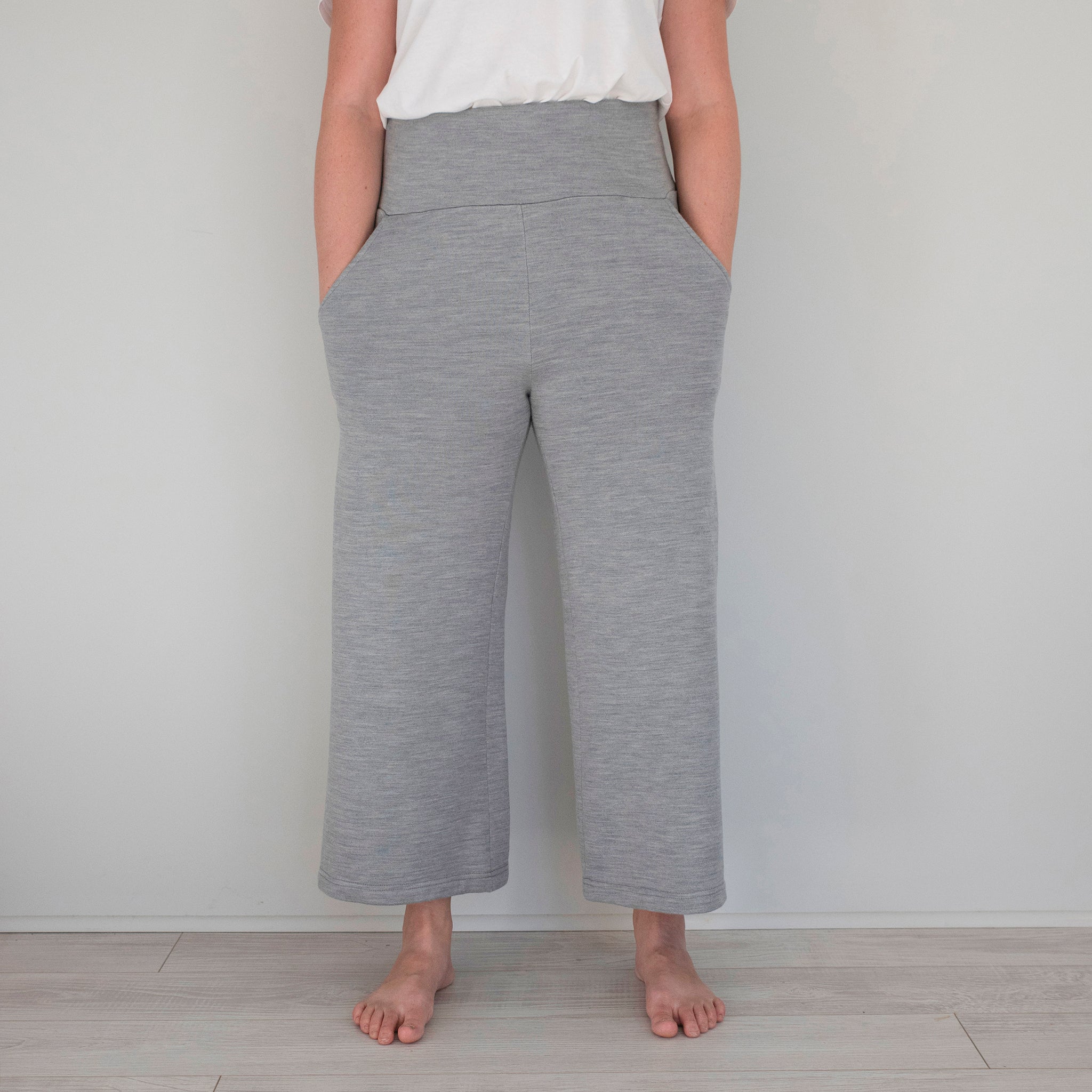 The Willow - Merino Wool French Terry - Cloud – Waxwing Labs